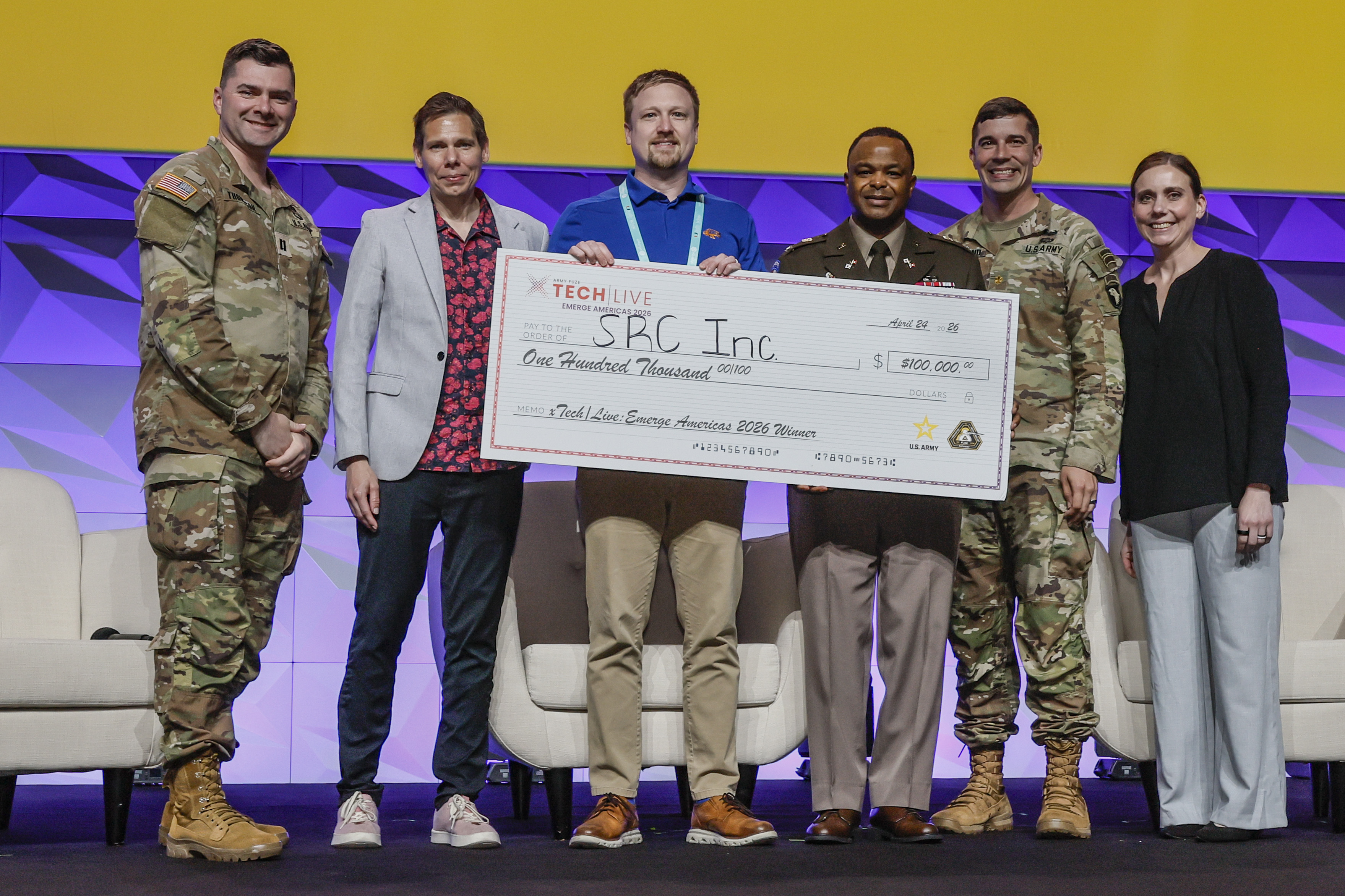 Check Presentation to SRC